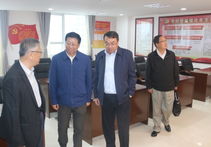 青海省副省长、省国资委党委书记、主任王黎明，莅临省TVT体育官网集团调研指导工作